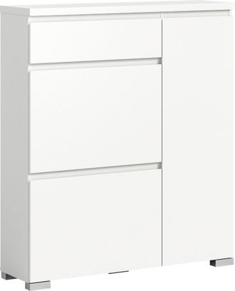 Inosign Schuhschrank »Skoskap, Tiefe 27cm, 2 Klappen mt Schuhwalze, 1 Schubkasten, 1 Tür« Platz für 6 Schuhpaare, Schuhkipper, Schuhkommode, Schuhregal, Kommo