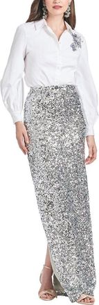 Sachin & Babi Sachin & Babi Sequin Isolde Skirt