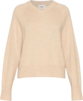 Max Mara Cashmere Truien - Dames - Cashmere truien - Beige - L - Truien & Vesten