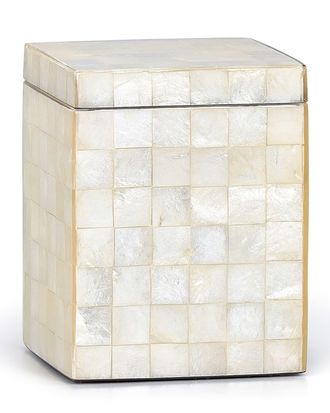 Labrazel Capiz Ivory Canister