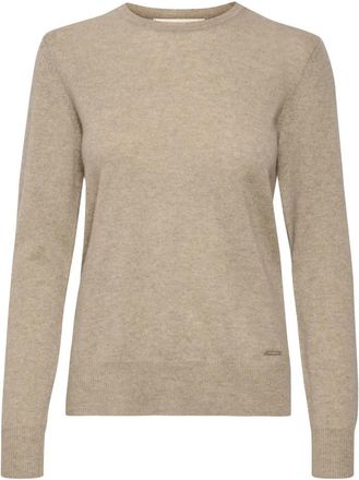 Inwear Lukkaiw Crew-Neck Pullover - Dames - Ronde hals truien - Beige - Xs/S - Truien & Vesten