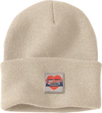 Carhartt Work in Progress Knit Heart Patch Beanie M&uuml;tze f&uuml;r Damen | beige