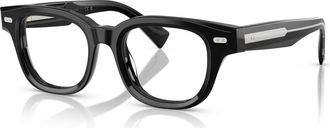 Brunello Cucinelli 48mm Rectangle optical glasses in Black at Nordstrom