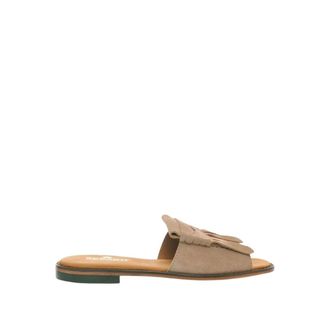 Sebago Slide Fringes - Dames - Sandalen - Beige - 38 EU - Schoenen