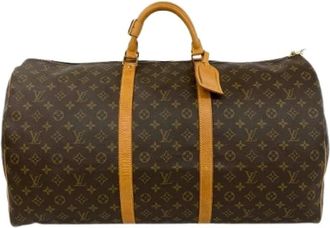 Louis Vuitton Pre-owned Weekend Bags, unisex, Brown, Size: ONE SIZE Pre-owned Monogram Travel Boston Bag
