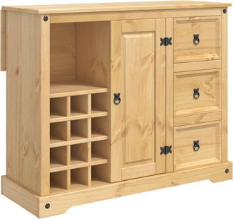 vidaXL Almacenamiento De Cocina Cera De Miel 112 X 70 X 91,5 Cm Vidaxl
