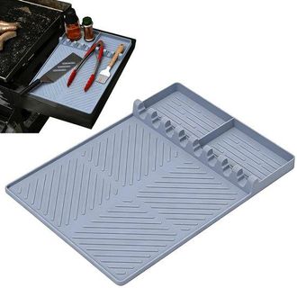 OEM Alfombrilla De Silicona Para Barbacoa - Superficie Antideslizante Para Parrilla - 40,5 X 29,5 Cm