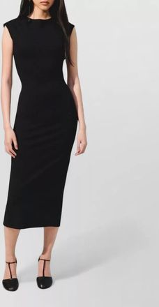 Jacquemus ruched sleeveless midi dress