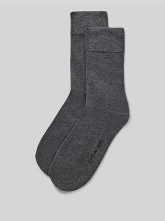 Christian Berg Socken mit elastischen B&uuml;ndchen im 2er-Pack in Mittelgrau, Gr&ouml;&szlig;e 39/42