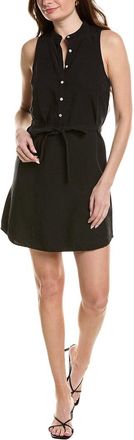 Bella Dahl Sleeveless Placket Linen-Blend Dress