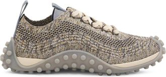 Ami Speckled Knitted Low-Top Sneakers