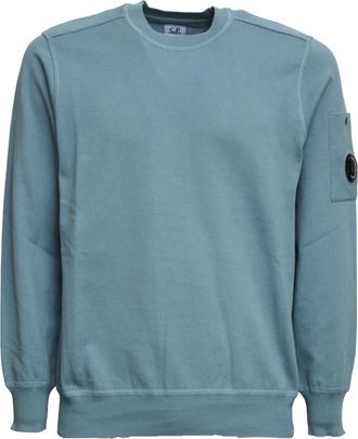 C.P. Company Sea Island Cotton Crewneck Lens Sweatshirt