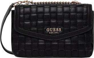Guess Sandy - Dames - Schoudertassen - Zwart - ONE Size - Polyester - Tassen