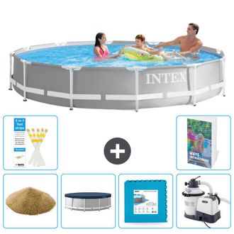 Intex Piscina Prism Frame Redonda - 366x76 Cm - 7-piezas S35