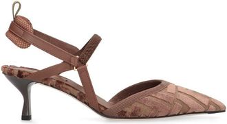 Fendi Colibrì Lite Pointy-Toe Slingbacks