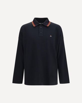 Vivienne Westwood Polo a maniche lunghe oversize Man S