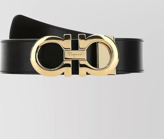 Ferragamo reversible smooth leather belt with adjustable length