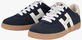 Tommy Hilfiger Womens Hilfiger Logo Skater Sneaker - Dark Blue - US 6.5 / EU 37