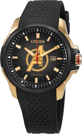 Citizen Eco-Drive Marvel Avengers Black Dial Mens Watch AW1155-03W