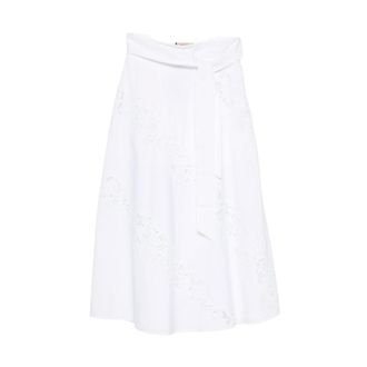 Twinset Midi Skirts, female, White, Size: S Twin-set Skirts