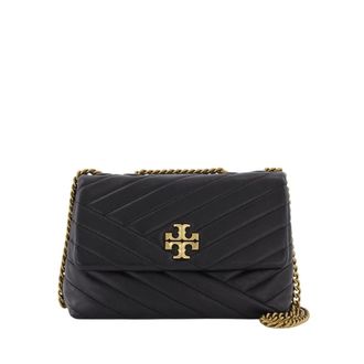 Tory Burch Cross Body Bags, female, Black, ONE SIZE, Kira Chevron Small Hobo Bag - Black Leather