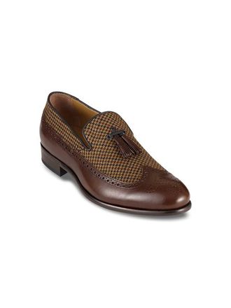Paul Fredrick Evan Tassel Loafer in Brown Multi at Nordstrom, Size 11.5