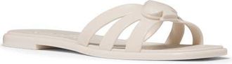 Kate Spade New York sculpted spade jelly slide sandal in Cream. at Nordstrom, Size 11
