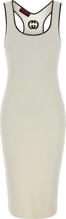 Gucci Ivory Jersey Dress