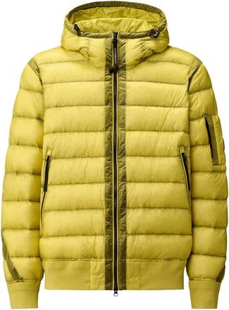 C.P. Company C.p. Company, Jassen, Heren, Geel, S, Polyester, D.d. Shell Hooded Down Jacket