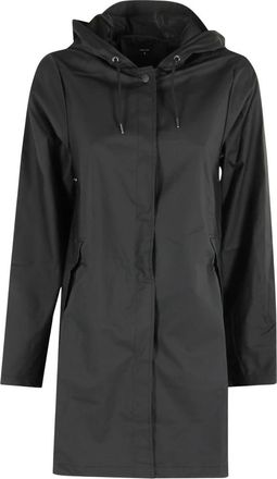 Rains A-line W Jacket - Dames - Parka Jassen - Zwart - XS - Jassen