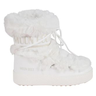 Moon Boot LTrack Low Boots - Dames - Winterlaarzen - Wit - 36 EU - Polyester - Schoenen