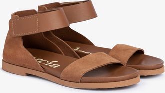 Pedro Garcia Ankle strap fussbett in brown leather | Jalila | Fall-winter 26 |