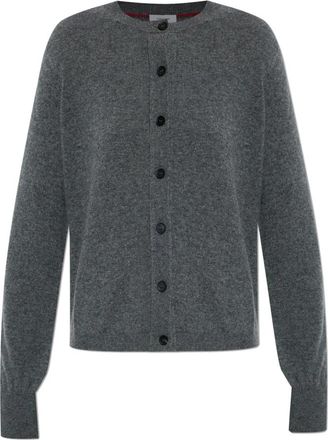 Ferragamo Cashmere Cardigan - Dames - Cashmere truien - Grijs - XS - Kasjmier - Truien & Vesten