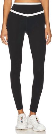 SPLITS59 Mason High Waist Rigor Full Length 28 Legging In Black/white