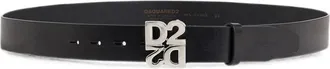 Dsquared2 D2 Upside Down calfskin belt