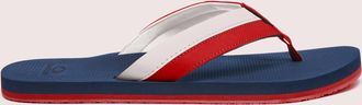 Oakley mens Mens Flip-flop, Red/White/Blue, 12 UK
