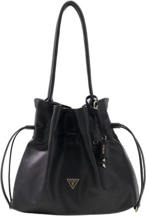 Guess Karima Tote - - Bags - Donna - Nero - ONE SIZE