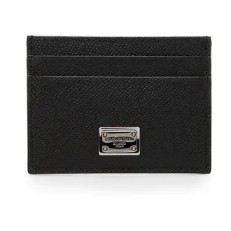 Dolce & Gabbana Wallets & Cardholders, male, Black, Size: ONE SIZE Pinaforemetal Wallet