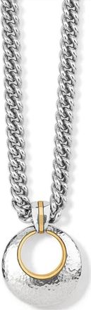 BaubleBar Womens Ferrara Entrata Large Necklace In Silver