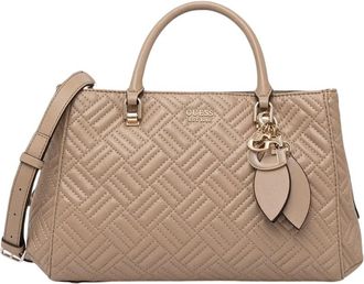Guess Sally Crossbody Tas - Dames - Handtassen - Beige - ONE Size - Polyester - Tassen