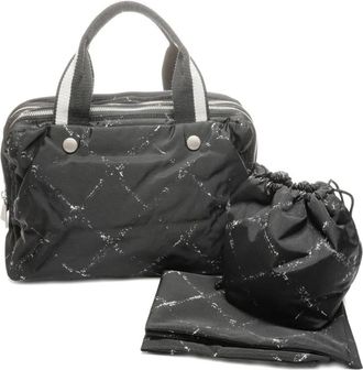 Chanel 1997-1999 top-handle tote bag - Zwart