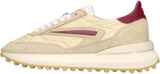 D.A.T.E. D.a.t.e., Dames, Schoenen, Beige, Maat: 37 EU Katoen