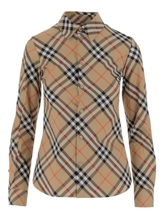Burberry checked shirt - Neutrals