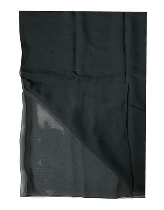 Dolce & Gabbana Womens Dark Green Silk Neck Wrap Foulard Scarf