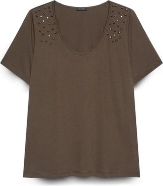 Fiorella Rubino Donna, Top, Marrone, XS, new