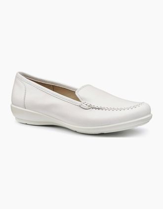 Hotter Womens Jazz Womens Wide Shoes - White - Size: 5.5