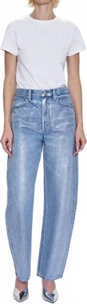 Pistola Denim Wes High Rise Barrel Jeans In Spellbound