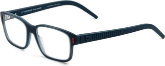Tag Heuer Glasses, unisex, Blue, Size: 53 MM Drive Optical Frame
