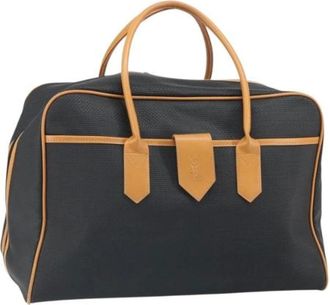 Saint Laurent Pre-owned Weekend Bags, female, Black, Size: ONE SIZE Pre-owned Plastic Travel Bag