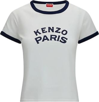 Kenzo T-shirts en Poloshirts - Dames - T-shirts - Wit - S - Nylon - Tops